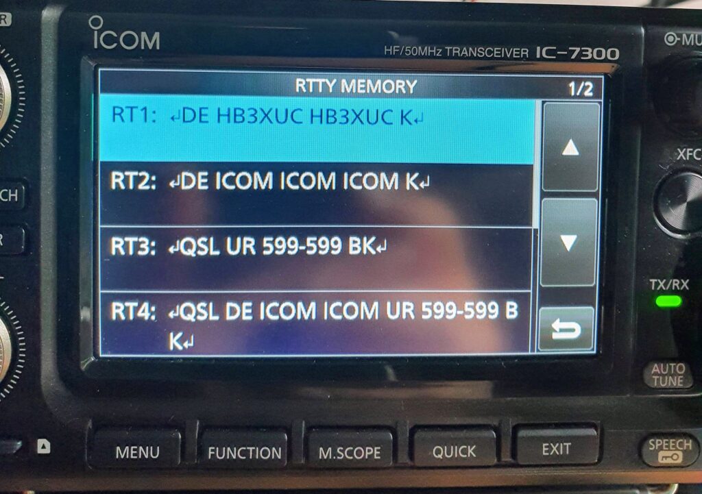 RTTY mit dem IC-7300