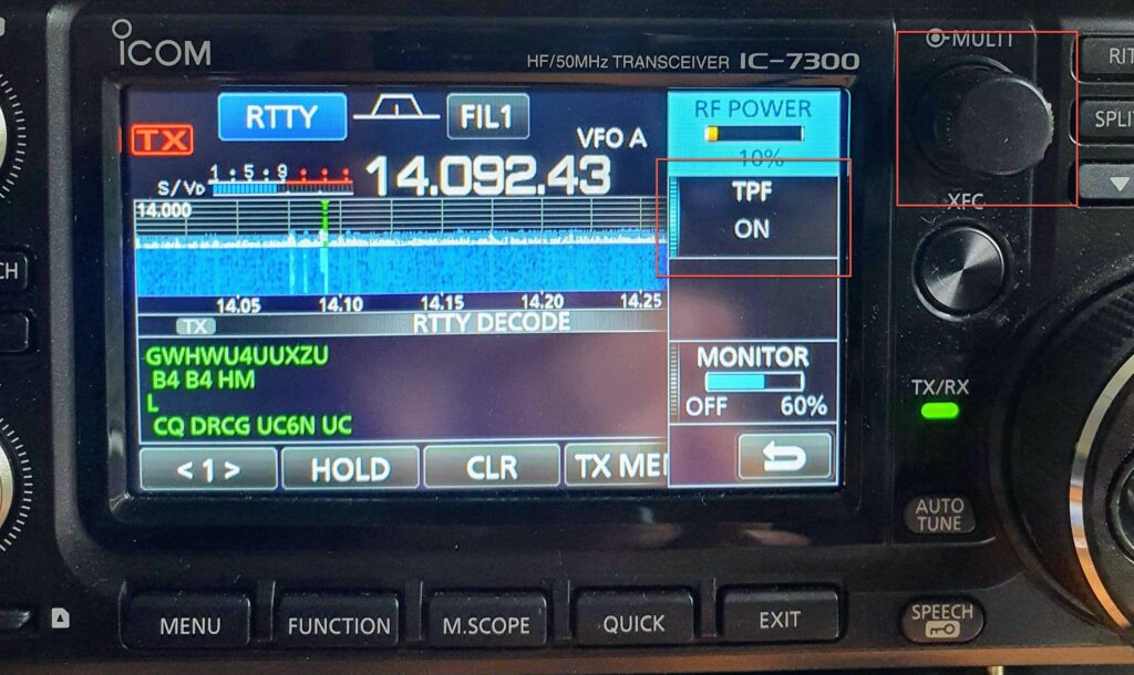 RTTY mit dem IC-7300