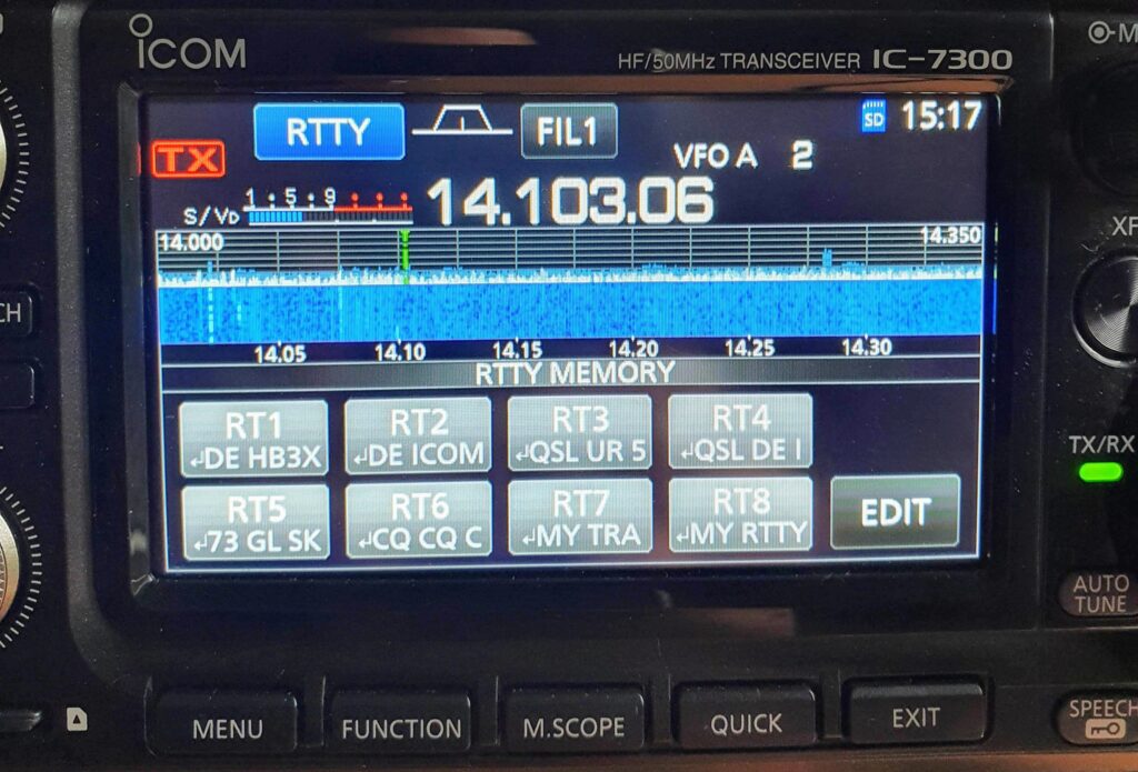 RTTY mit dem IC-7300