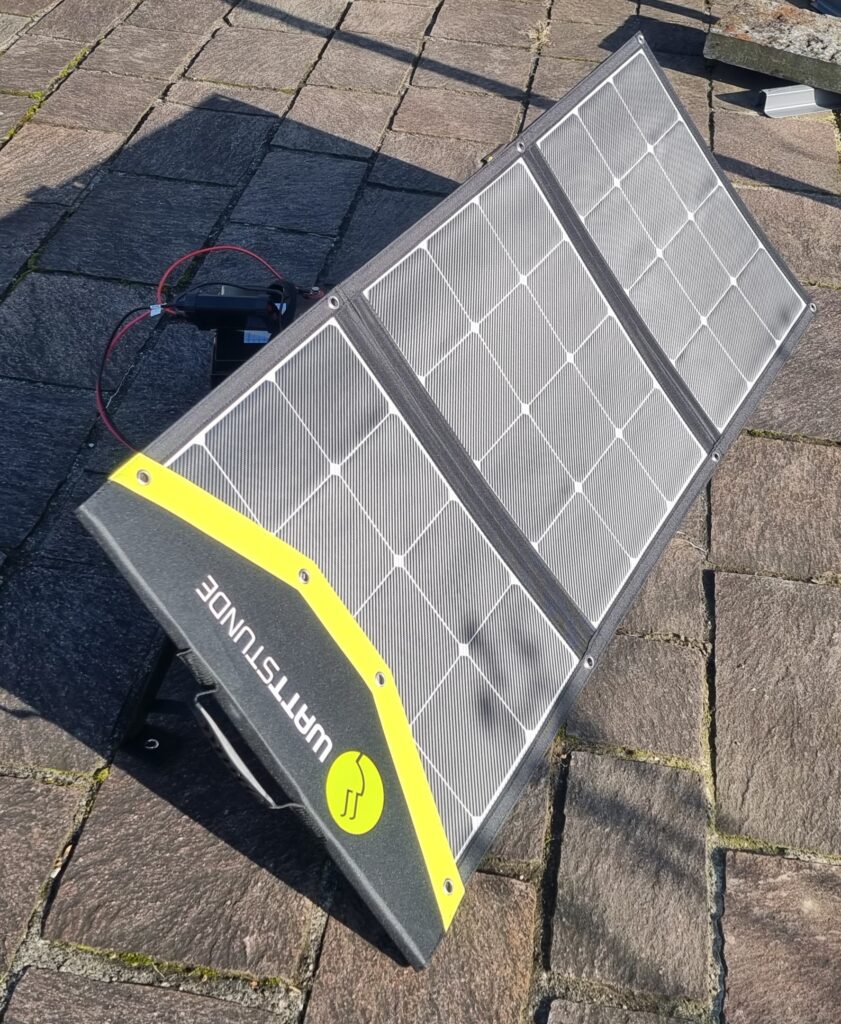 Wattstunde Solarpanel HB9HJI