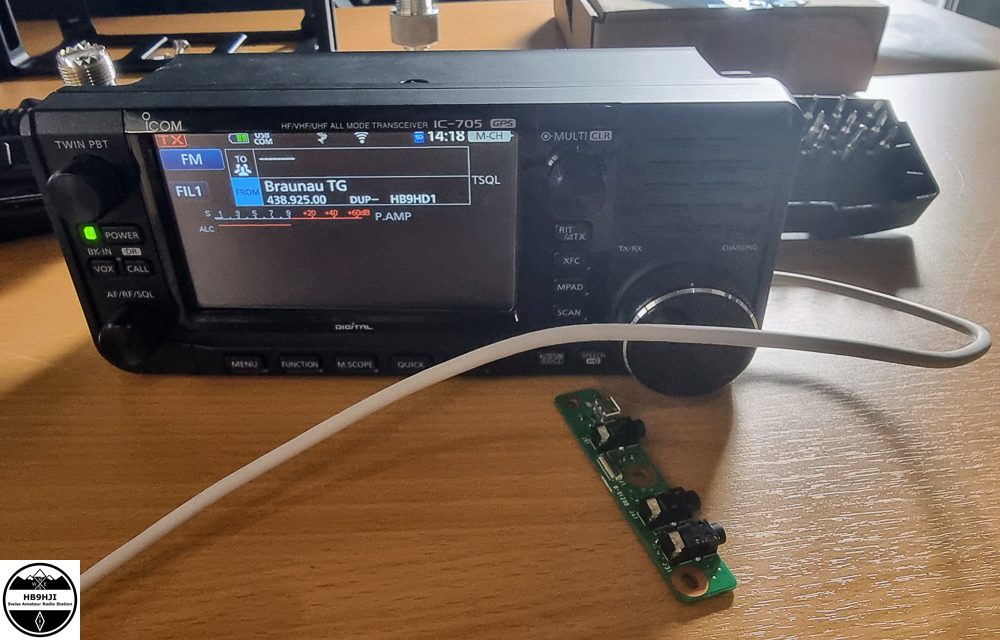 Icom 705 USB-C/SEND Board