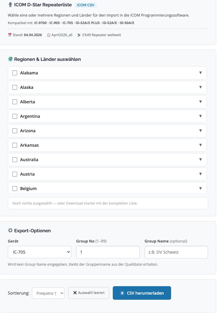 Update v1.7.0: D-Star Repeater-Tool jetzt noch flexibler und stabiler