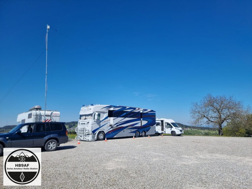 Aufbau und Vorbereitung der HB9AF-Contest-Station mit ICOM IC-7300