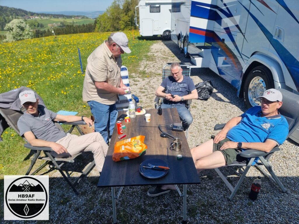 Funkbetrieb von HB9AF während des Helvetia Contest 2026 auf 80m und 40m