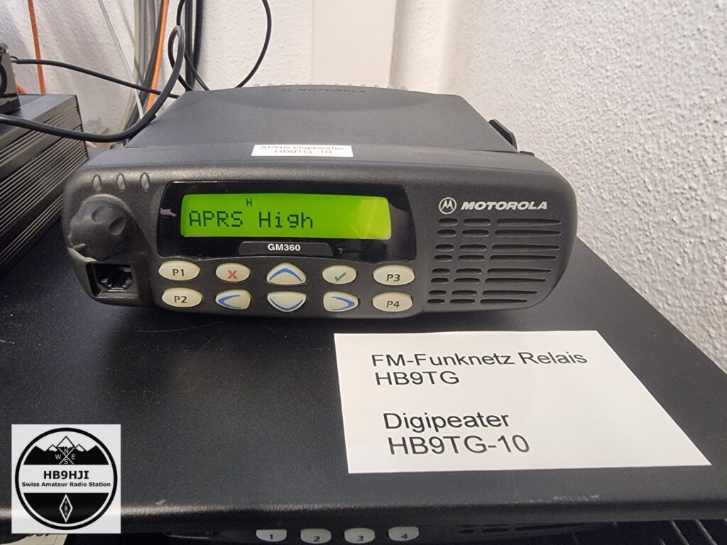 Die neue APRS-Station HB9TG-10, iGate und Digipeater auf 144.800 MHz